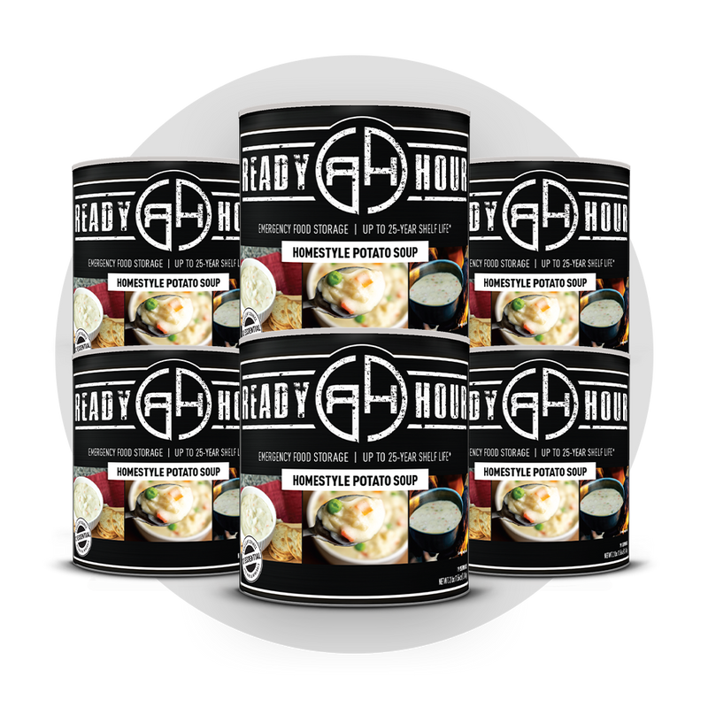 Six Ready Hour Homestyle Potato Soup #10 cans