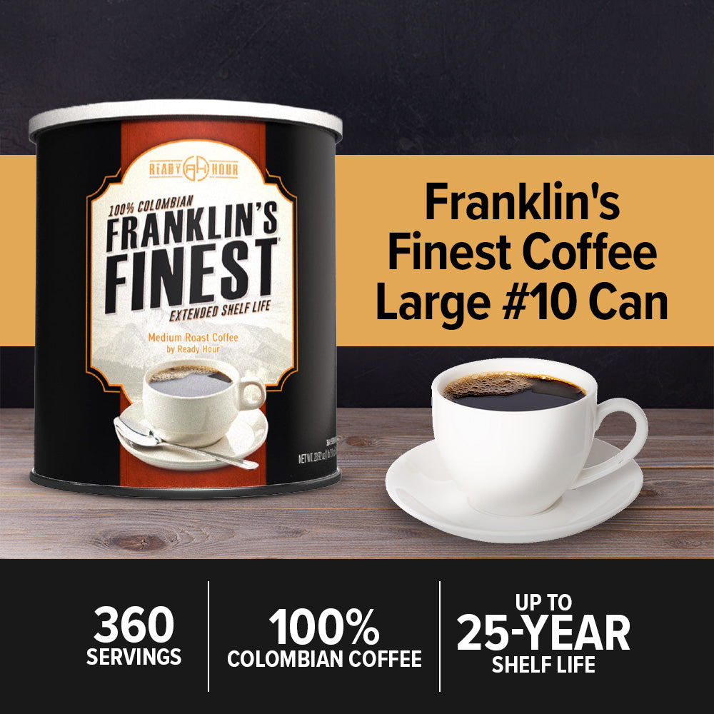 Franklin's Finest Coffee #10 Can