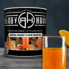 Natural Orange Flavored Drink Mix #10 Can