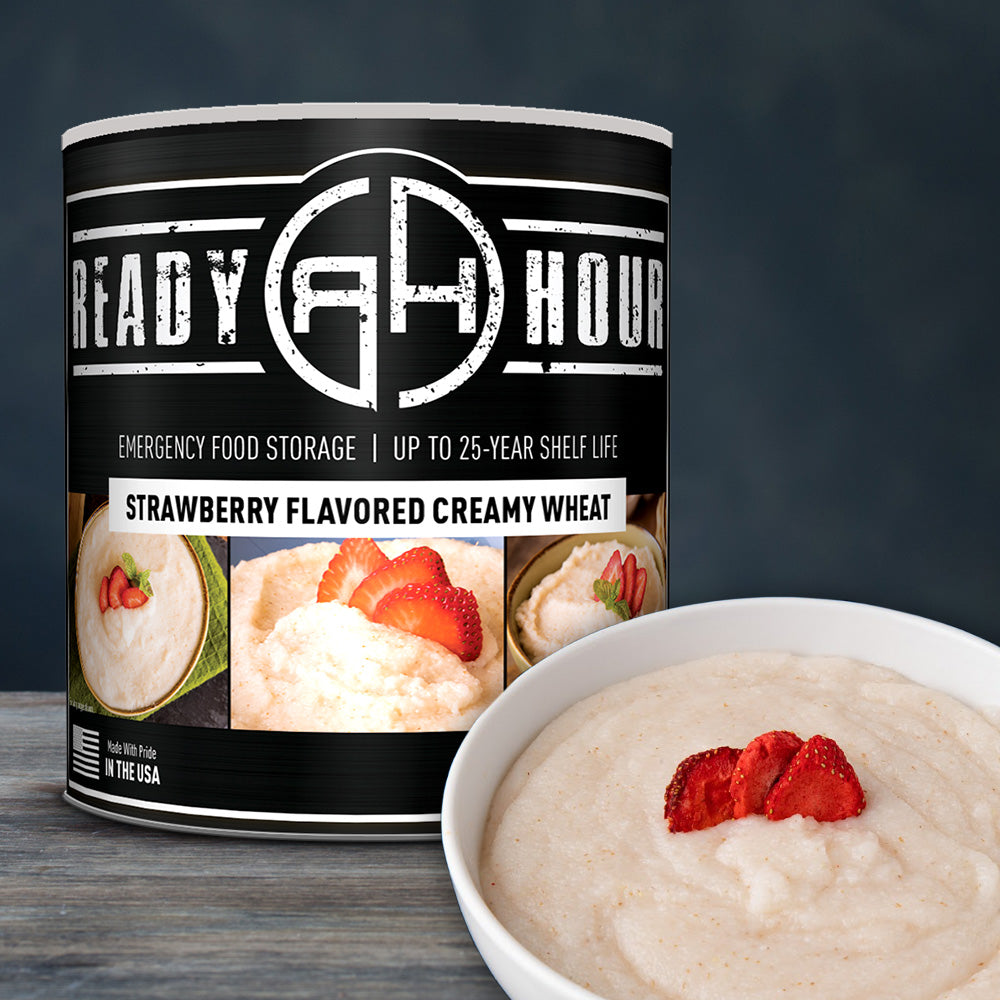 Ready Hour Strawberry Flavored Creamy Wheat #10 Can