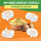 Bowl of scrambled eggs
