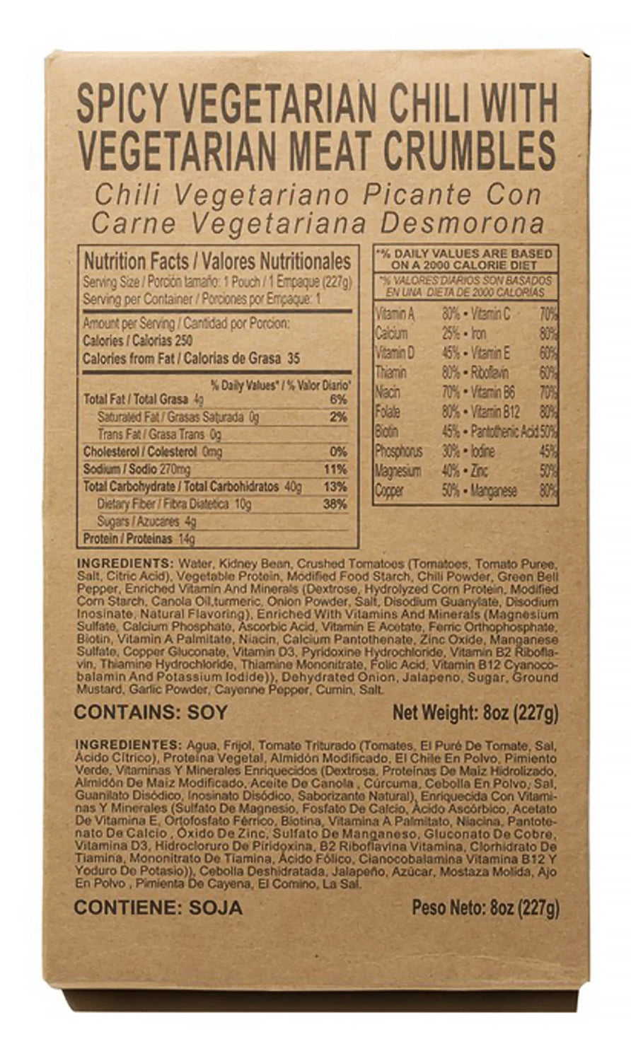 12 Complete Meal MRE Food Supply