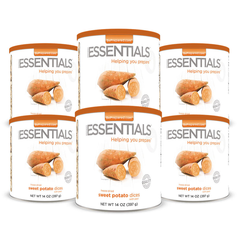 Freeze-Dried Sweet Potato Dices with Peel Large Can 6-Pack by Emergency Essentials®
