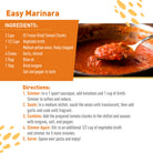 Marinara sauce recipe with ingredients and directions