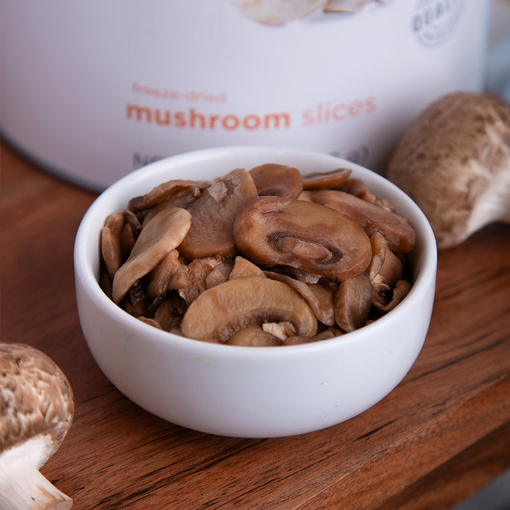 Freeze-Dried Mushroom Slices