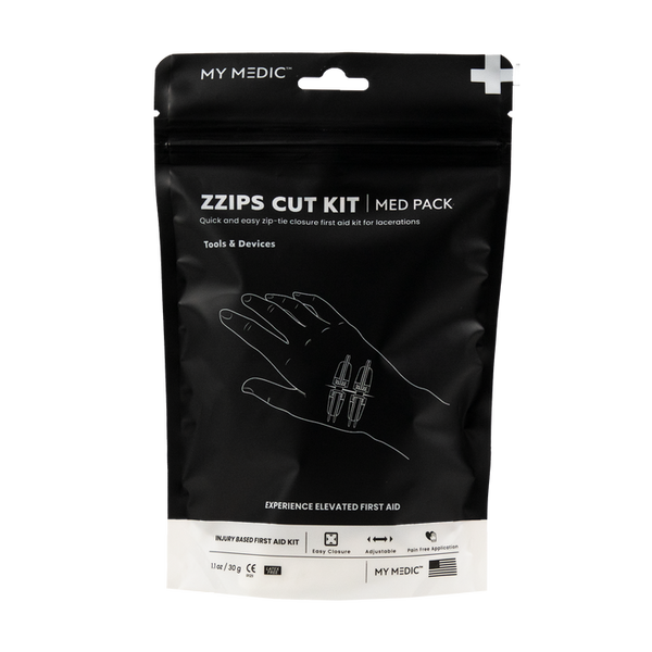ZZIPS Med Pack by My Medic | Pain-Free Suture Replacement – Be