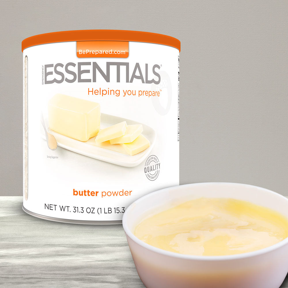 Butter Can Emergency Essentials® Butter Powder Large #10 Can – Be Prepared ...