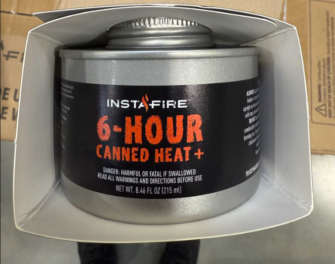 Canned Heat+ Extra Hot & Cooking Fuel by InstaFire (3-pack)