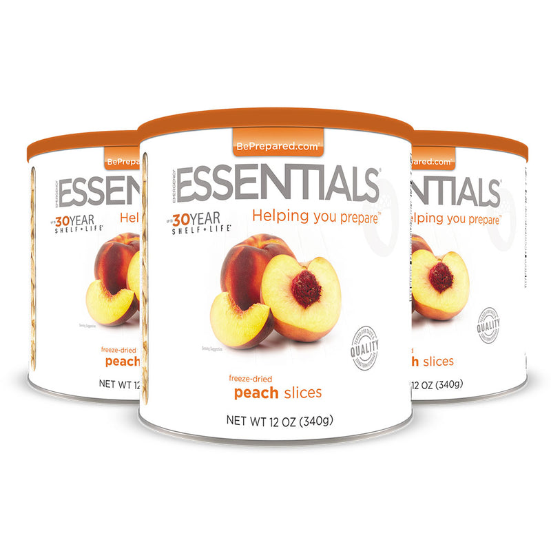 Freeze-Dried Peach Slices (3-Can Pack) by Emergency Essentials® (7444152189068)