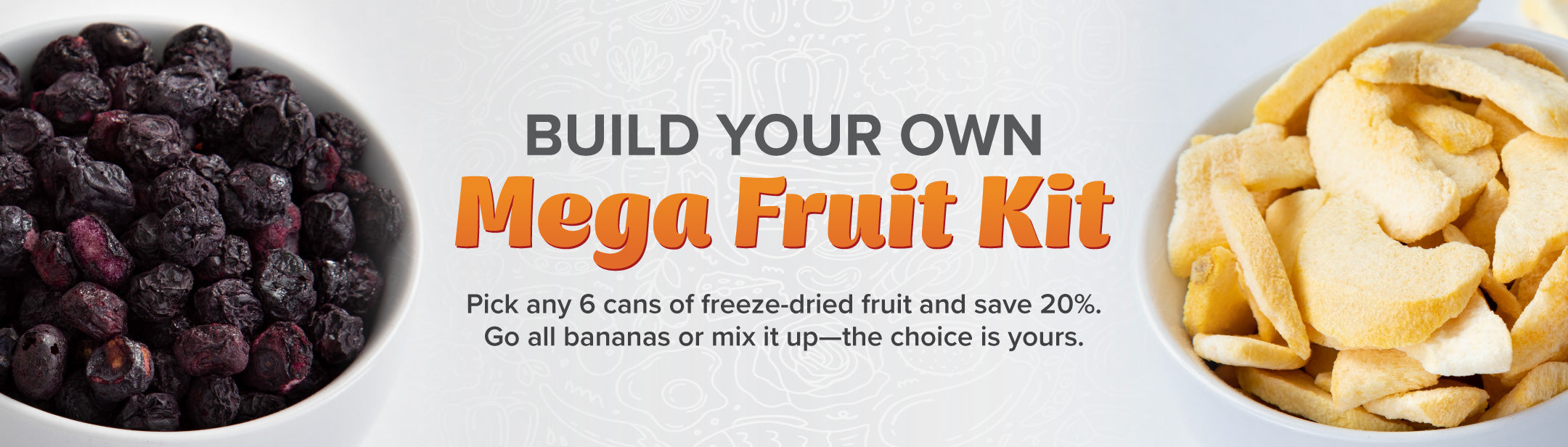 Build your own Mega Fruit kit