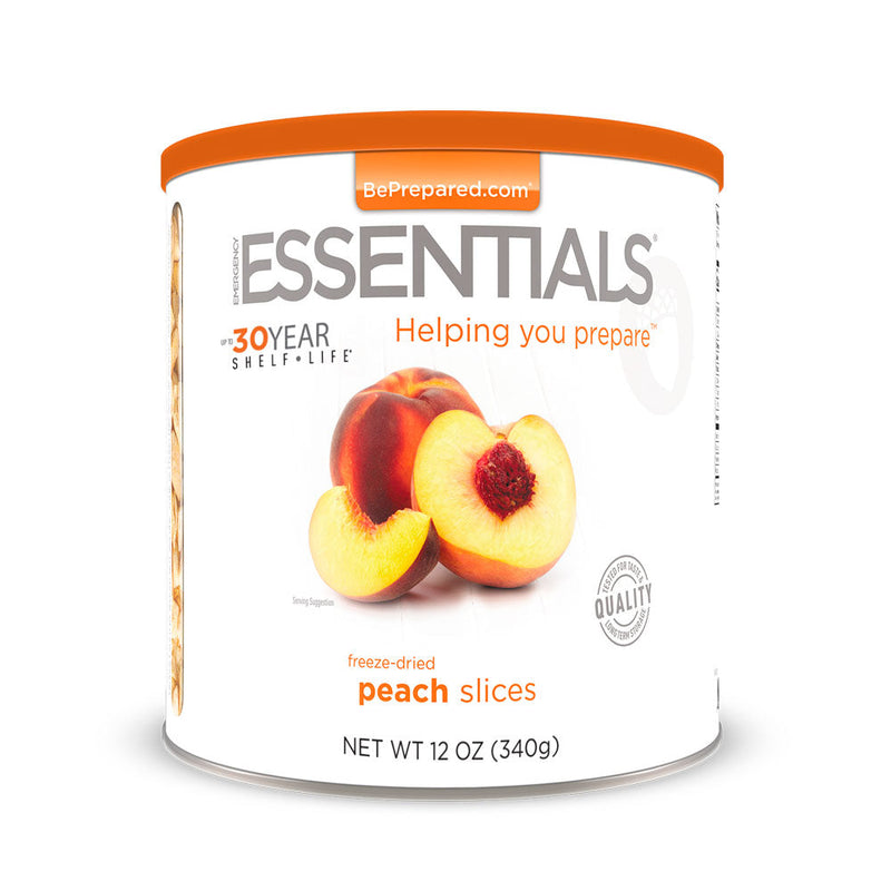 Emergency Essentials® Freeze-Dried Peach Slices Large Can (4626099372172) (7444152189068)