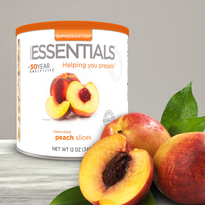 Peach Slices (Freeze-Dried) by Emergency Essentials® (Checkout Special Offer) (7205525815436)