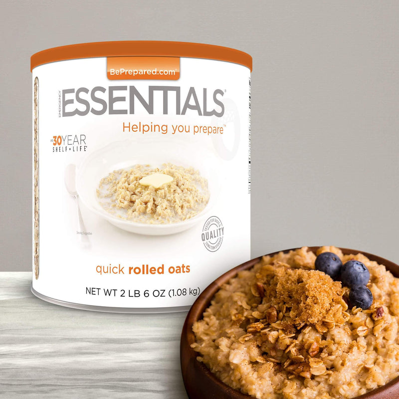 Emergency Essentials® Quick Oats Large Can (4625820352652) (7315479789708)