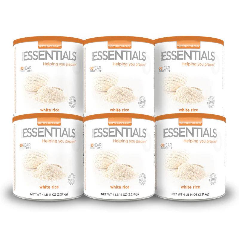 Emergency Essentials® White Rice Large #10 Can