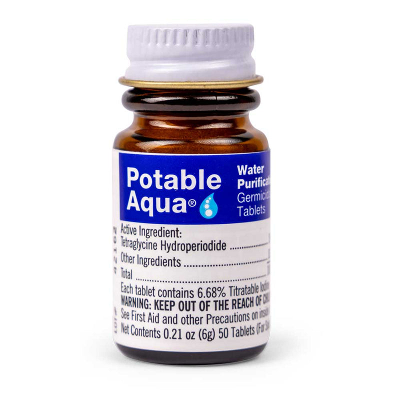 Potable Aqua - Emergency Drinking Water Treatment (50 germicidal tablets) (6743492231308)