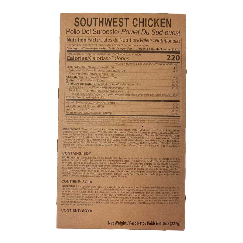 12 Complete Meal MRE Food Supply (4626530893964)