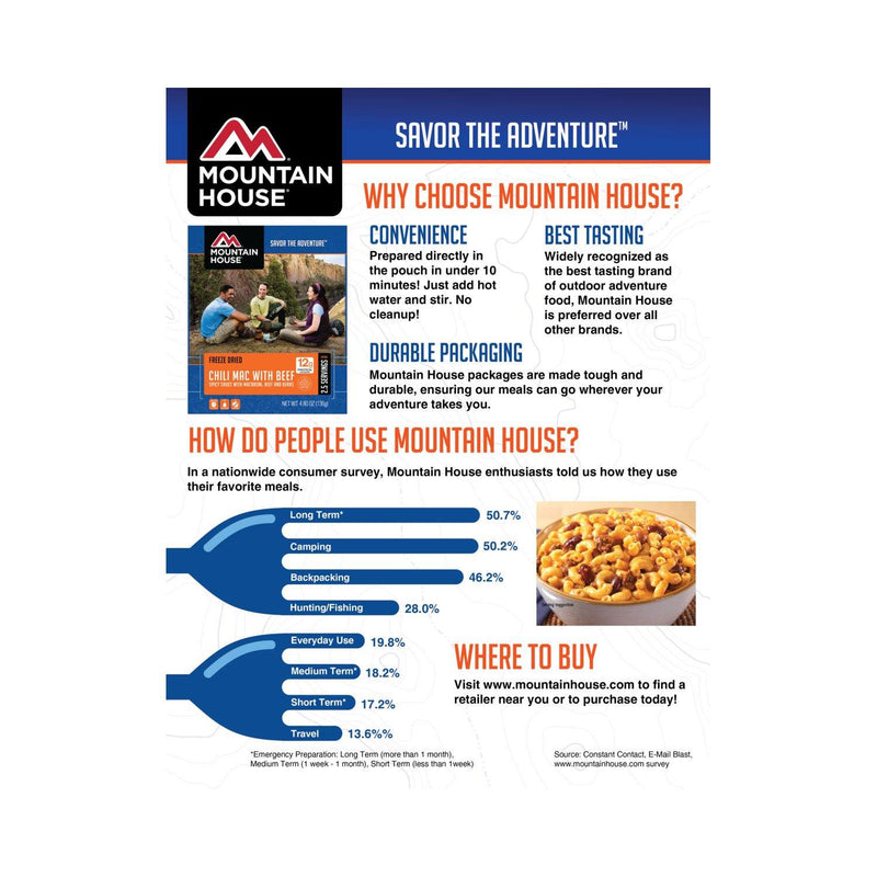 Mountain House® Scrambled Eggs with Bacon (1.5 Servings) (4625879072908)