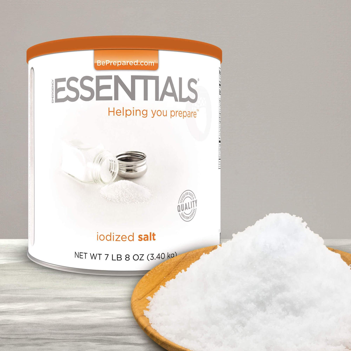 Emergency Salt Emergency Essentials® Iodized Salt (7.5 LBS) Large #10 Can – Be ...