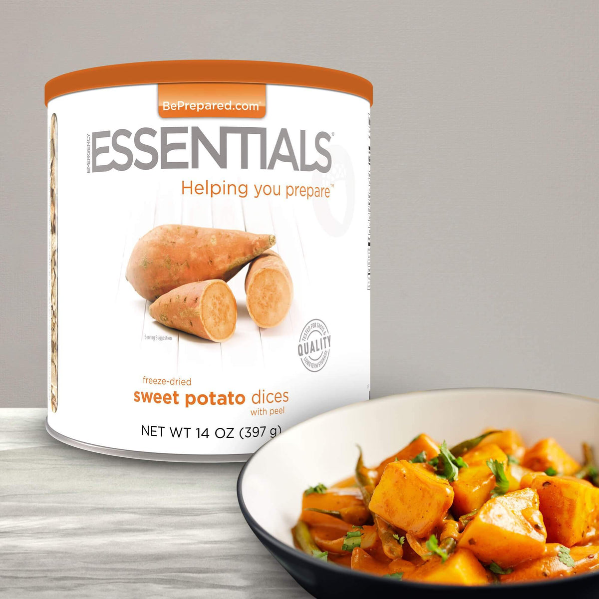 Emergency Essentials® Freeze-Dried Sweet Potato Dices with Peel Large ...